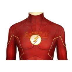 TF Cosplay Suit 3D Printed Spandex Season 6 Barry Allen Cosplay Red Suit -Simcosplay Outlet Store the flash suit 17