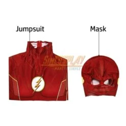 TF Cosplay Suit 3D Printed Spandex Season 6 Barry Allen Cosplay Red Suit -Simcosplay Outlet Store the flash suit 19