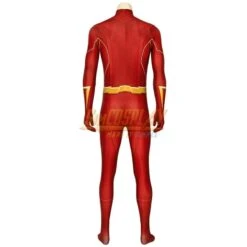 TF Cosplay Suit 3D Printed Spandex Season 6 Barry Allen Cosplay Red Suit -Simcosplay Outlet Store the flash suit 4
