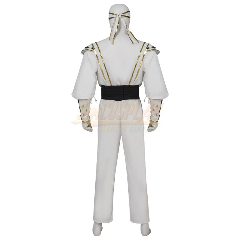 Tommy Oliver White Ninja Ranger Cosplay Costume Top Level 13 Tommy Oliver White Ninja Ranger Cosplay Costume Top Level - Image 13