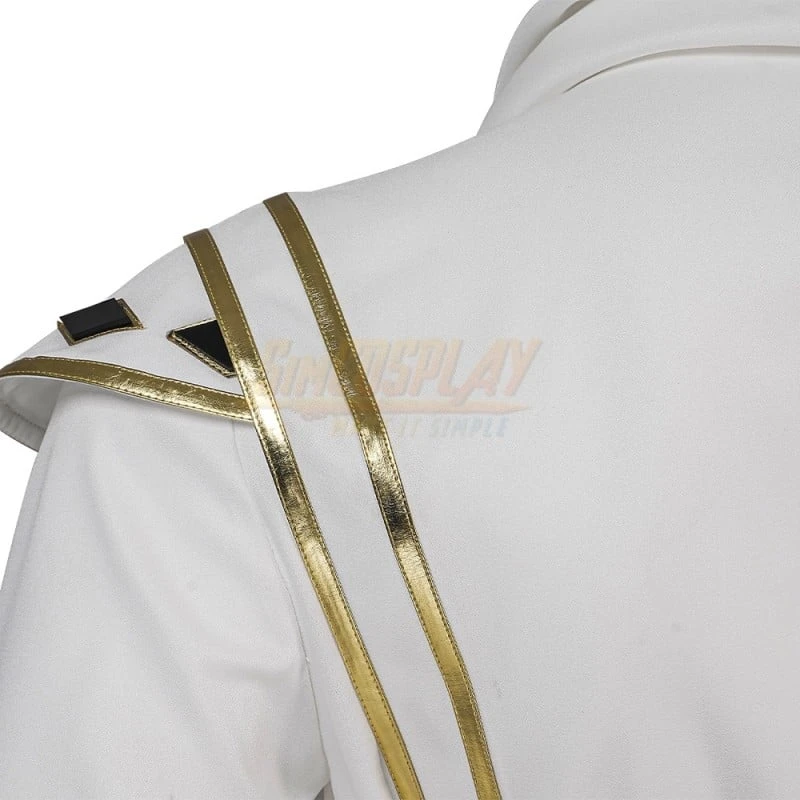 Tommy Oliver White Ninja Ranger Cosplay Costume Top Level 16 Tommy Oliver White Ninja Ranger Cosplay Costume Top Level - Image 16