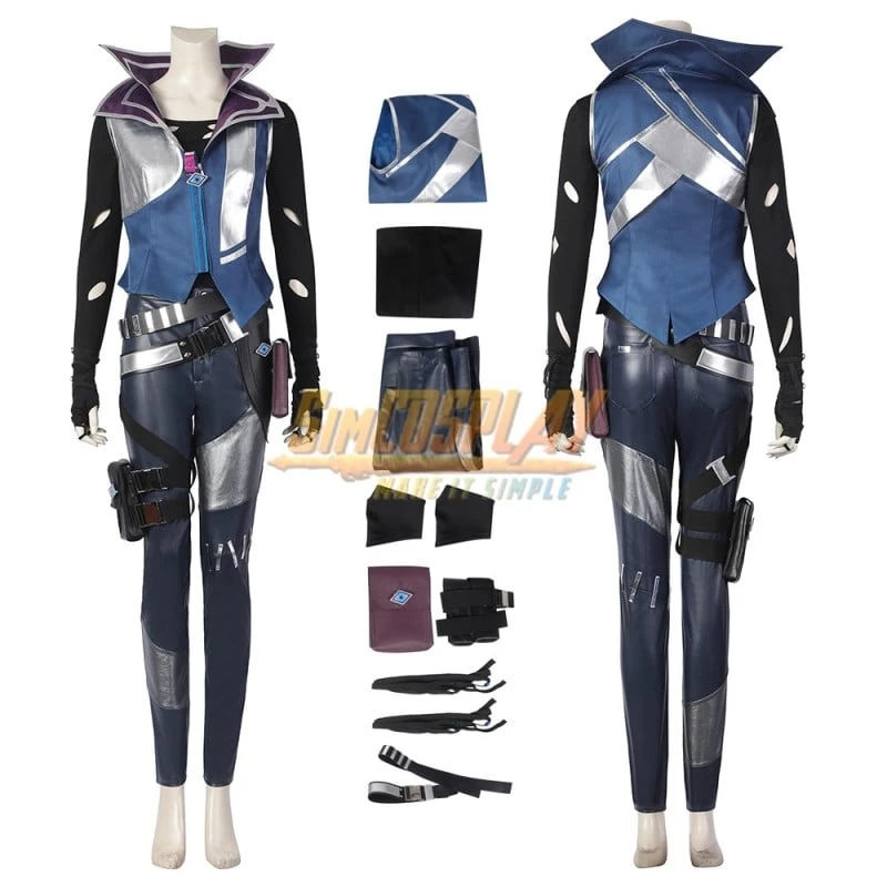 Valorant Fade Cosplay Costume Leather Valorant Cosplay Suit 1 Valorant Fade Cosplay Costume Leather Valorant Cosplay Suit