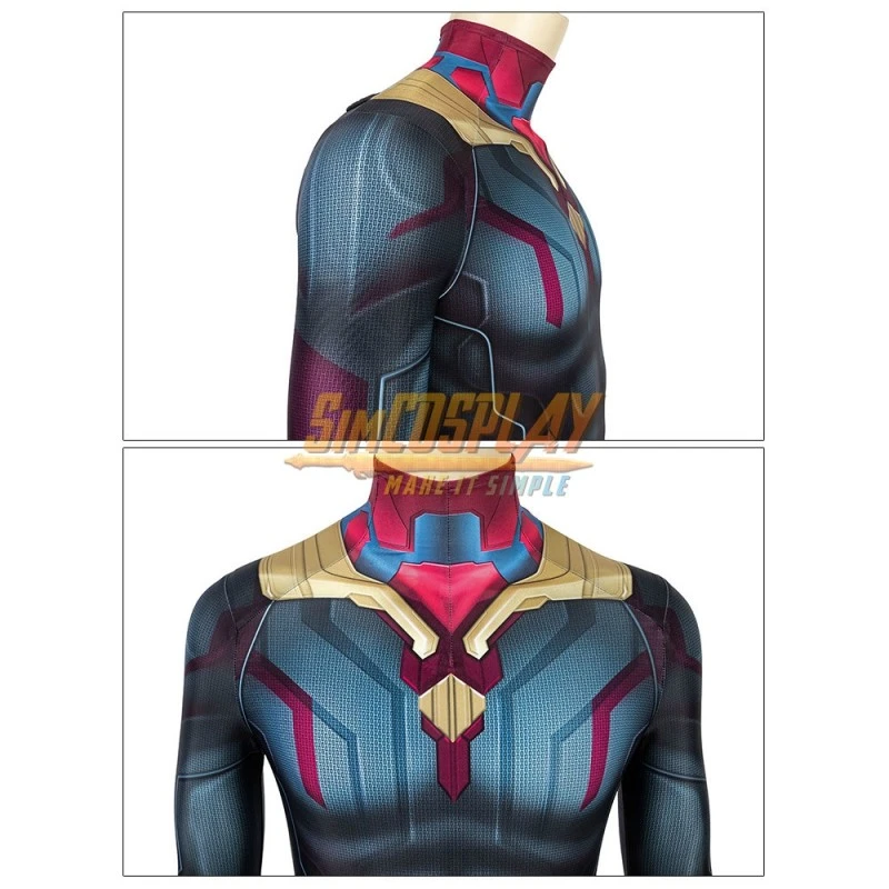 Vision Costume The Wanda Vision Cosplay Suit 3D Printed Edition 8 Vision Costume The Wanda Vision Cosplay Suit 3D Printed Edition - Image 8
