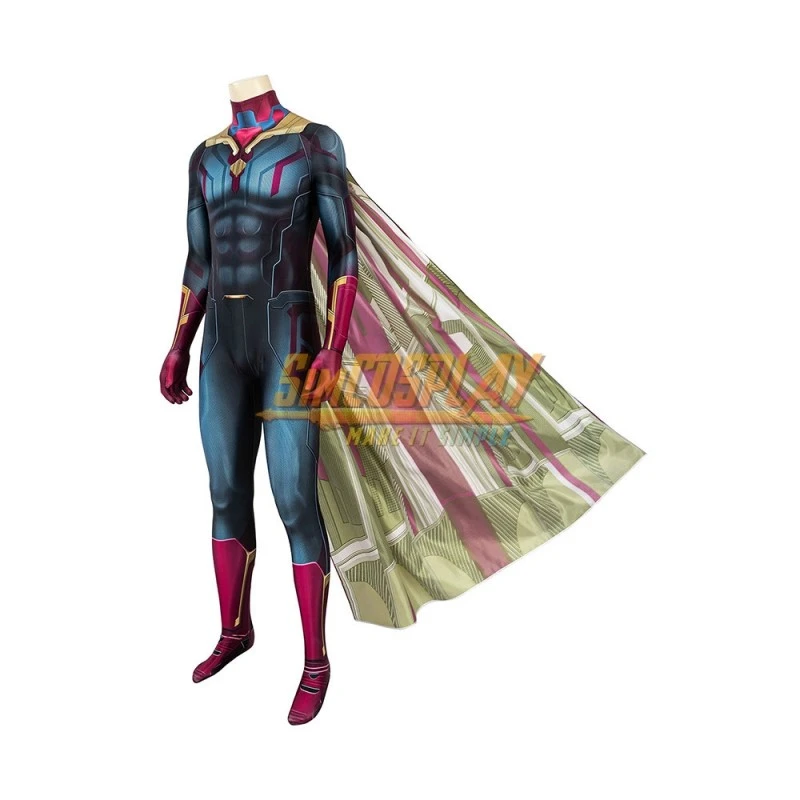 Vision Costume The Wanda Vision Cosplay Suit 3D Printed Edition 2 Vision Costume The Wanda Vision Cosplay Suit 3D Printed Edition - Image 2