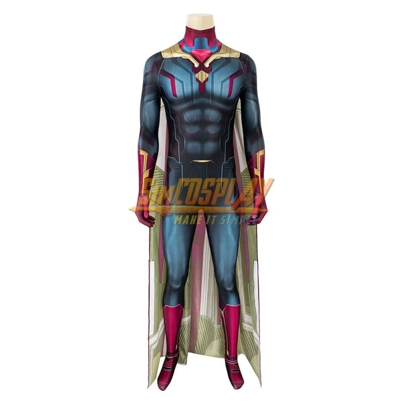 Vision Costume The Wanda Vision Cosplay Suit 3D Printed Edition 4 Vision Costume The Wanda Vision Cosplay Suit 3D Printed Edition - Image 4