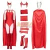 Wanda Cosplay Costume 2021 WandaVision Scarlet Witch Red Suit