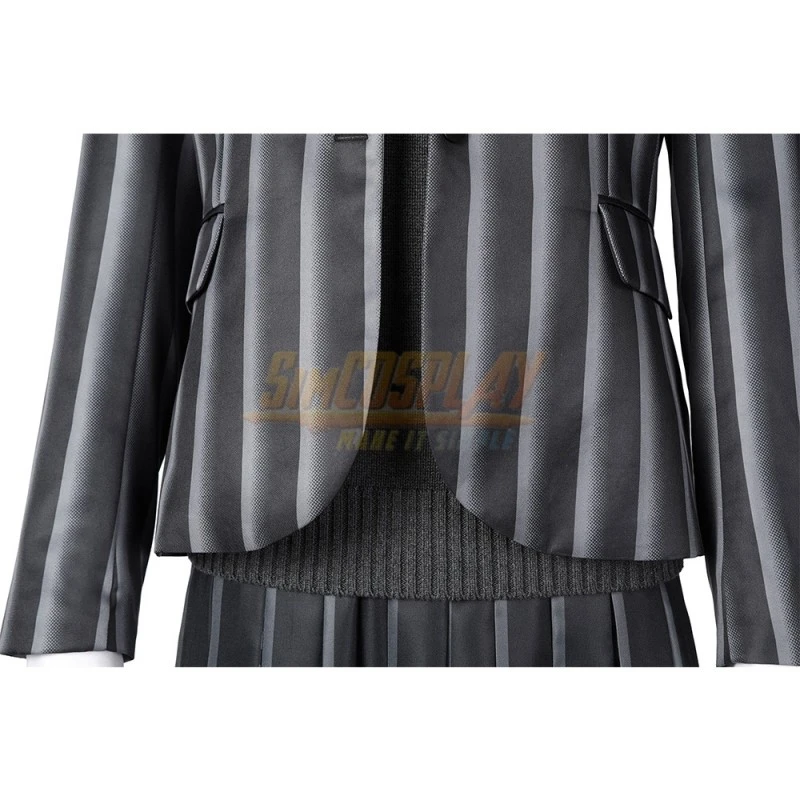 Wednesday Addams Cosplay School Uniform Costume V2 16 Wednesday Addams Cosplay School Uniform Costume V2 - Image 16
