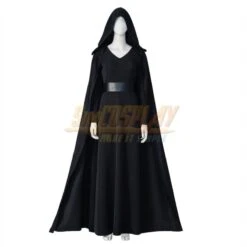 Star Wars 9 Dark Rey Cosplay Costume Full Black Suit -Simcosplay Outlet Store wfp06903