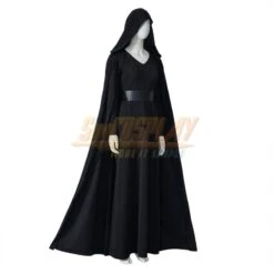 Star Wars 9 Dark Rey Cosplay Costume Full Black Suit -Simcosplay Outlet Store wfp06913