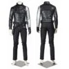 Winter Soldier Cosplay Costume Bucky Barnes Battle Suit Top Level