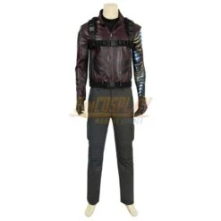 Winter Soldier Cosplay Costumes The Falcon And The Winter Soldier Bucky Barnes Suit -Simcosplay Outlet Store winter soldier cosplay costumes 5