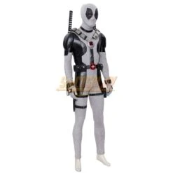 X-Force Deadpool Cosplay Costume White Deadpool Leather Cosplay Suit Top Level -Simcosplay Outlet Store x force deadpool cosplay costume 19