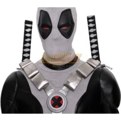 X-Force Deadpool Cosplay Costume White Deadpool Leather Cosplay Suit Top Level -Simcosplay Outlet Store x force deadpool cosplay costume 9