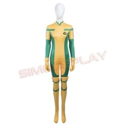 X-Men Rogue Anna Marie Comic Cosplay Costume Sim1127xmram -Simcosplay Outlet Store x men rogue anna marie comic cosplay costume 3