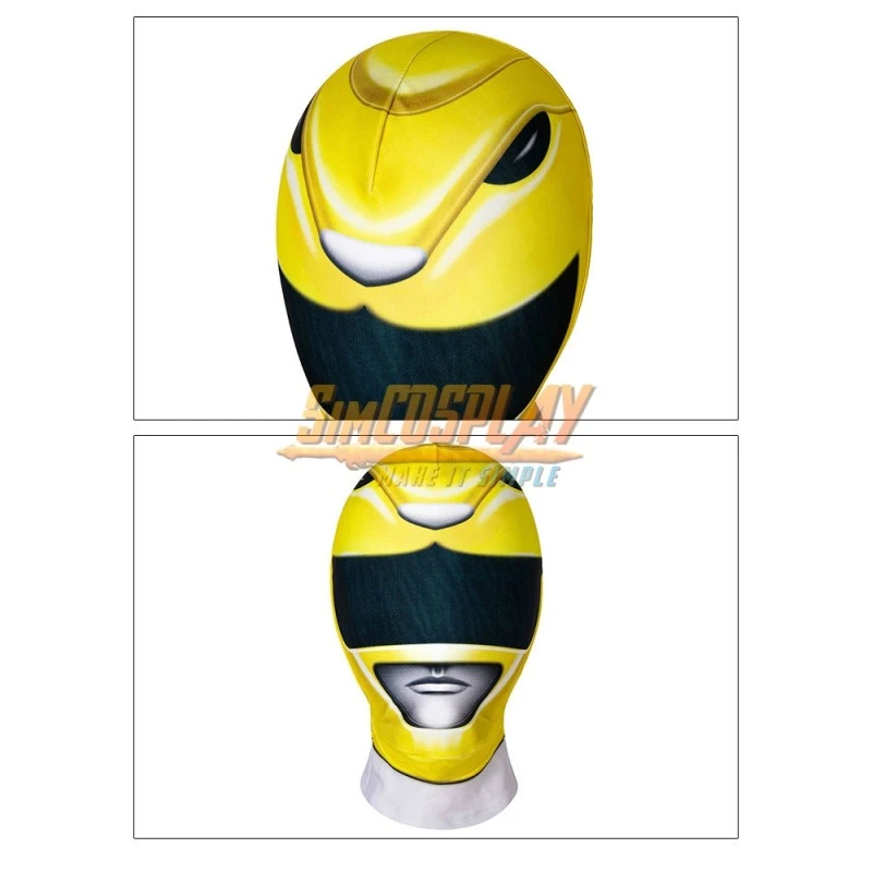Kids Yellow Ranger Cosplay Suit 3D Spandex Costume Halloween Gifts For Children 8 Kids Yellow Ranger Cosplay Suit 3D Spandex Costume Halloween Gifts For Children - Image 8
