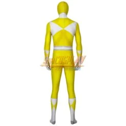 Yellow Ranger Cosplay Suit Power Rangers Yellow HQ Printed Spandex Costume -Simcosplay Outlet Store yellow ranger cosplay suit 2