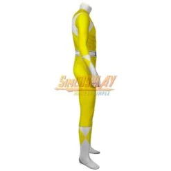 Yellow Ranger Cosplay Suit Power Rangers Yellow HQ Printed Spandex Costume -Simcosplay Outlet Store yellow ranger cosplay suit 5