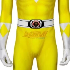 Yellow Ranger Cosplay Suit Power Rangers Yellow HQ Printed Spandex Costume -Simcosplay Outlet Store yellow ranger cosplay suit 8